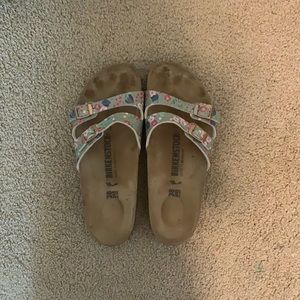Floral Birkenstock Sandals